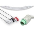 Cables & Sensors GE Healthcare Corometrics Direct-Connect ECG Cable - 3 Leads C2319P0
